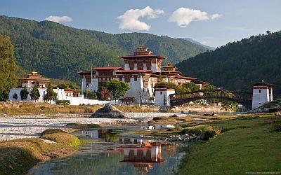 Bután, templo