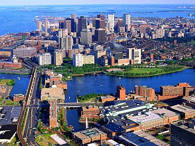 Boston vista aérea