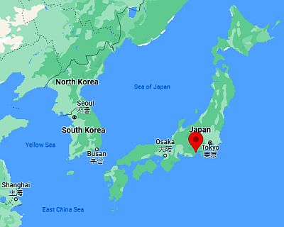 Shizuoka, ubicación en el mapa