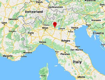 Brescia, ubicación en el mapa