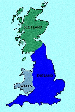 Mapa - Gran Bretaña