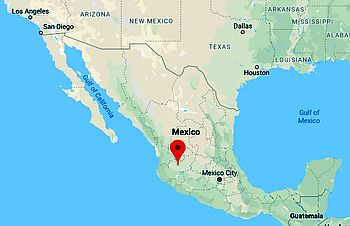 Guadalajara, ubicación en el mapa