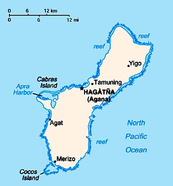 Mapa - Guam