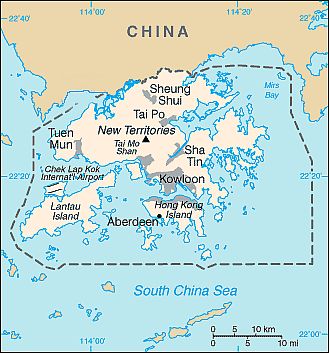 Mapa - Hong Kong