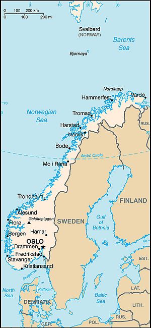 Mapa - Noruega