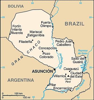 Mapa - Paraguay