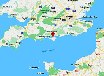 Wight, ubicación en el mapa
