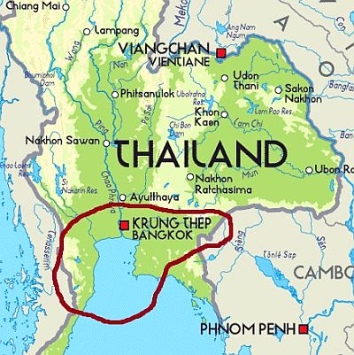 Tailandia - área de Bangkok