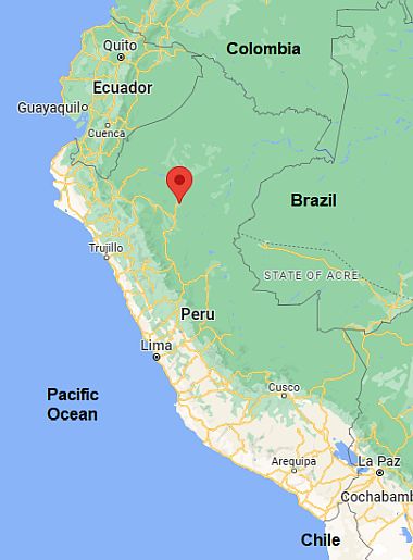 Yurimaguas, ubicación en el mapa
