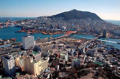 Busan, vista aérea