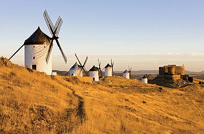 Molinos de viento en Castilla-La Mancha