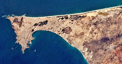 La península de Dakar desde el satélite