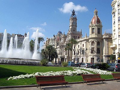 Valencia, Plaza del Ayuntamiento