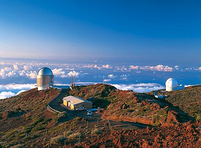 Roque de los Muchachos, observatorio y panorama