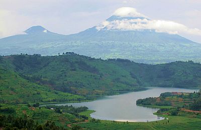 Paisaje en Ruanda