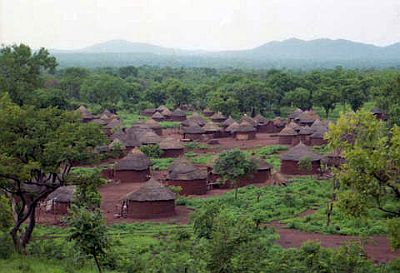 Casas tradicionales en Togo