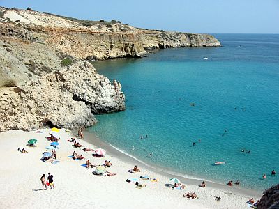 Cala de Tsigrado, Milo