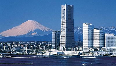 Monte Fuji desde Yokohama