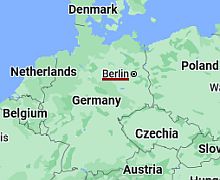 Berlín, ubicación en el mapa
