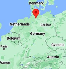 Hamburgo, ubicación en el mapa