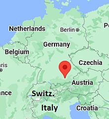 Múnich, ubicación en el mapa