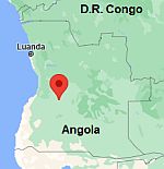 Huambo, ubicación en el mapa