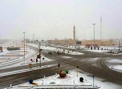 Nieve en Turaif