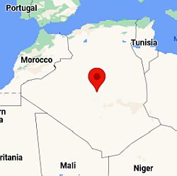 In Salah, ubicación en el mapa