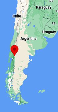 Bariloche, ubicación en el mapa