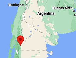 Bariloche, ubicación en el mapa