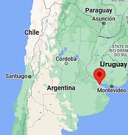 Buenos Aires, ubicación en el mapa