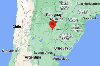 Corrientes, ubicación en el mapa