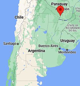 Formosa, ubicación en el mapa