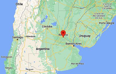 Rosario, ubicación en el mapa