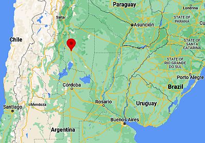 Santiago Del Estero, ubicación en el mapa