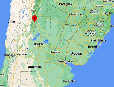 Tucumán, ubicación en el mapa