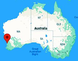 Perth, ubicación en el mapa