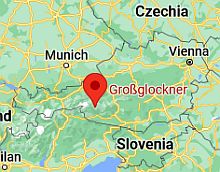 Grossglockner, ubicación en el mapa