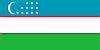 Bandera - Uzbekistán