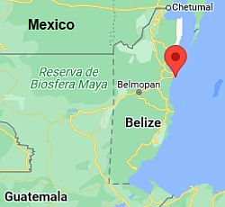 Ciudad de Belice, ubicación en el mapa