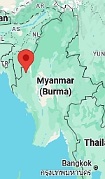 Hakha, ubicación en el mapa