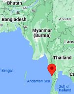 Myeik, ubicación en el mapa