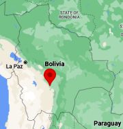 Sucre, ubicación en el mapa