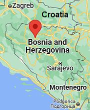 Bania Luka, ubicación en el mapa