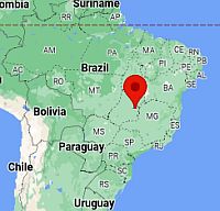 Brasília, ubicación en el mapa