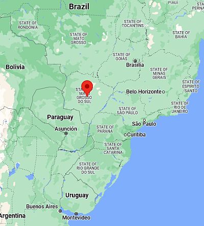 Campo Grande, ubicación en el mapa