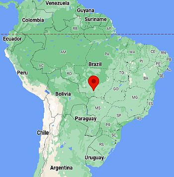 Cuiabá, ubicación en el mapa