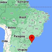 Florianópolis, ubicación en el mapa