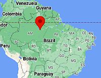 Manaos, ubicación en el mapa