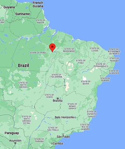 Marabá, ubicación en el mapa